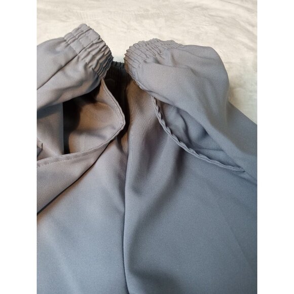 Blair Womens Straight Leg Pull On Pants Gray Elastic Waist 18 with pocke… - Picture 9 of 10